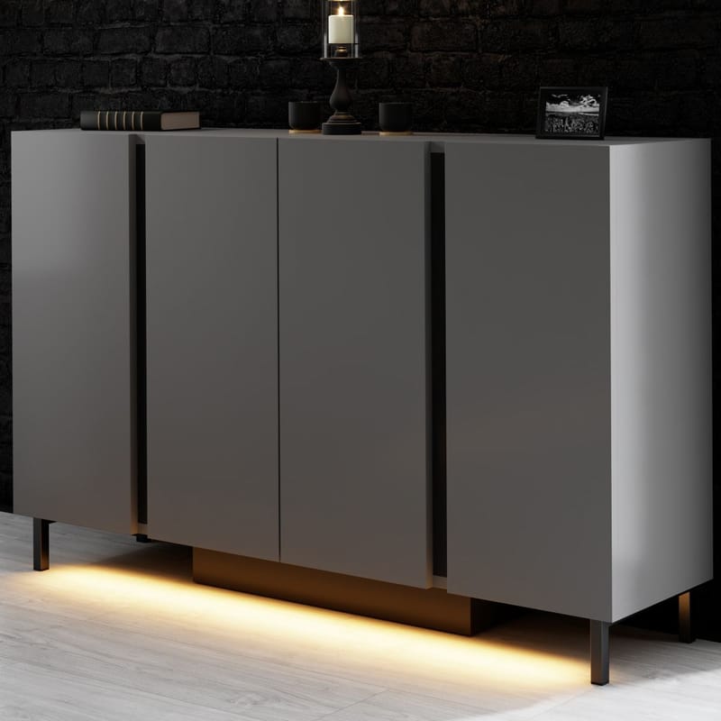 Djarhint Konsolbord 127 cm - Antracit - Møbler - Borde - Aflastningsbord - Entrébord