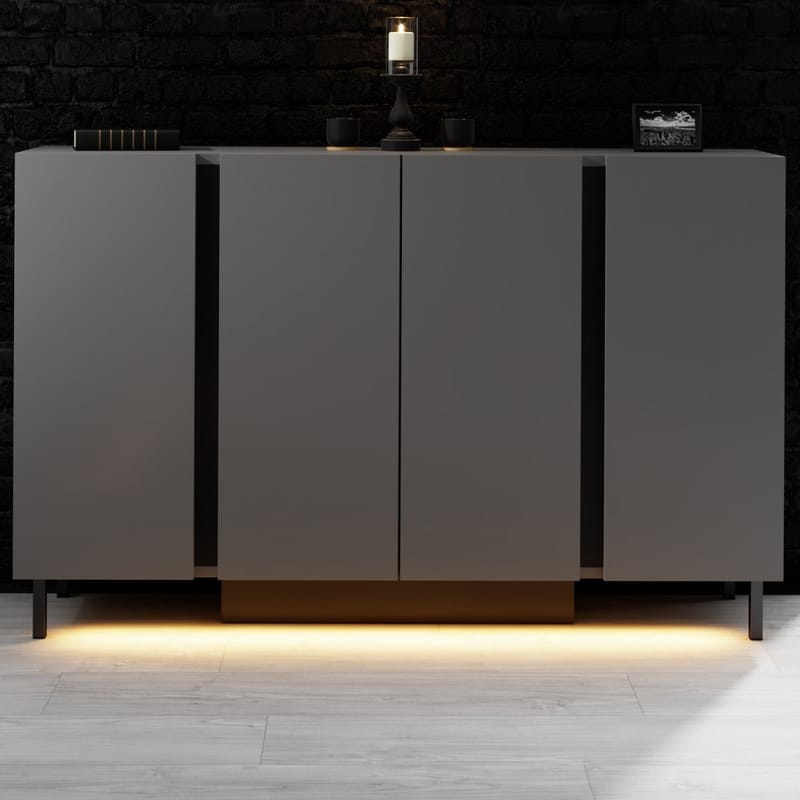 Djarhint Konsolbord 127 cm - Antracit - Møbler - Borde - Aflastningsbord - Entrébord