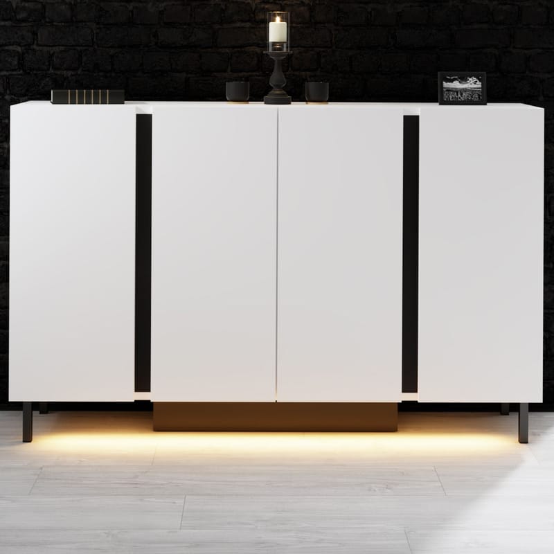 Djarhint Konsolbord 127 cm - Hvid - Møbler - Borde - Aflastningsbord - Entrébord