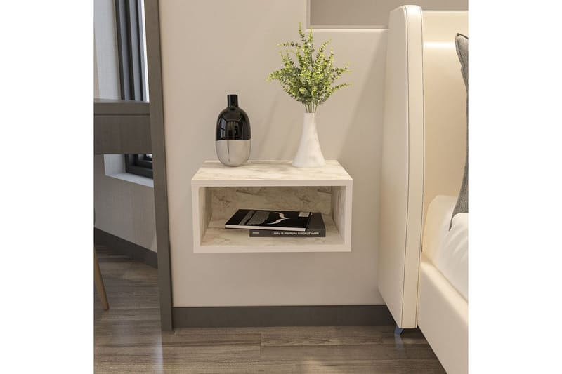 Dora Natbord 45 cm - Marmor - Møbler - Borde - Aflastningsbord - Sengebord