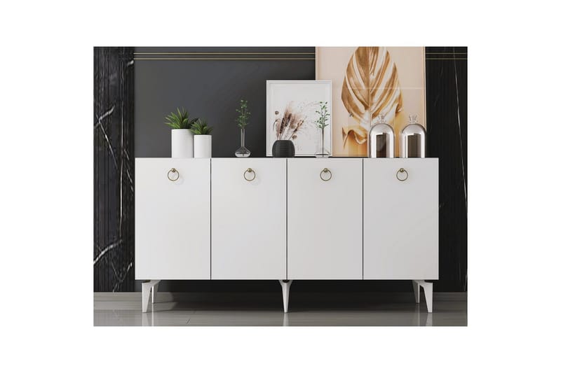 Drop Konsolbord 150 cm - Hvid - Møbler - Borde - Aflastningsbord - Entrébord