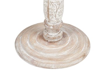 Drusilla Sidebord 45 cm - Lyst træ/Hvid - Møbler - Borde - Aflastningsbord - Lampebord