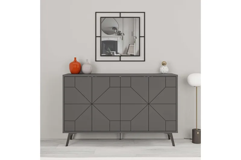 Dune Konsolbord 123 cm - Antracit - Møbler - Borde - Aflastningsbord - Entrébord