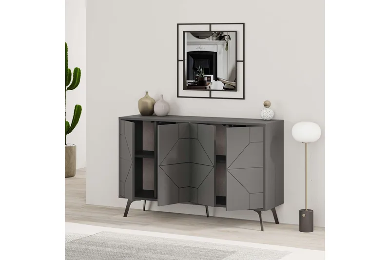 Dune Konsolbord 123 cm - Antracit - Møbler - Borde - Aflastningsbord - Entrébord