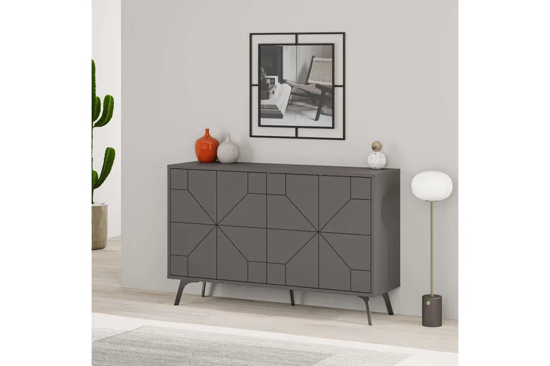 Dune Konsolbord 123 cm - Antracit - Møbler - Borde - Aflastningsbord - Entrébord