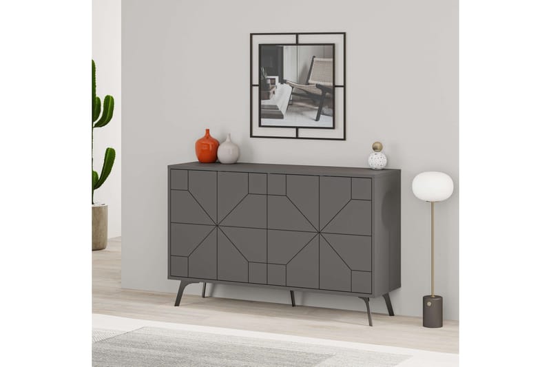 Dune Konsolbord 123 cm - Antracit - Møbler - Borde - Aflastningsbord - Entrébord