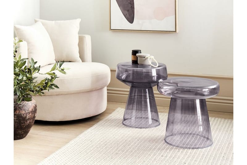 Dyanne Sidebord 39 cm - Grå - Møbler - Borde - Aflastningsbord - Lampebord