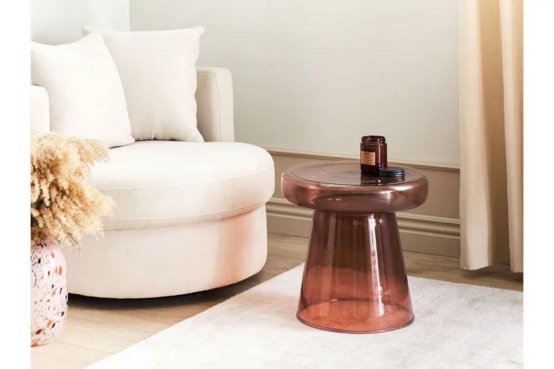 Dyanne Sidebord 39 cm - Rød - Møbler - Borde - Aflastningsbord - Lampebord