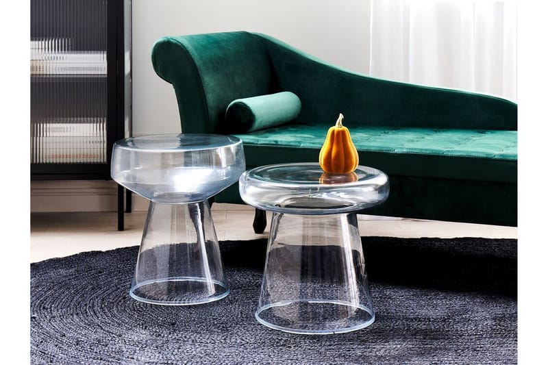 Dyanne Sidebord 39 cm - Transparent - Møbler - Borde - Aflastningsbord - Lampebord