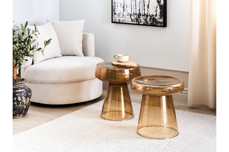 Dytto Sidebord 37 cm - Brun - Møbler - Borde - Aflastningsbord - Lampebord