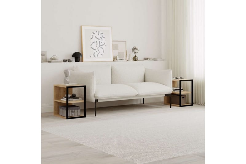 Echo Sidebord 30 cm - Grå - Møbler - Borde - Aflastningsbord - Lampebord