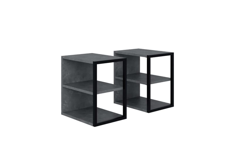 Echo Sidebord 30 cm - Mørkegrå - Møbler - Borde - Aflastningsbord - Lampebord