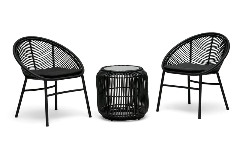 Edanäs Bord Rundt 35 cm Sort - Hillerstorp - Møbler - Borde - Aflastningsbord