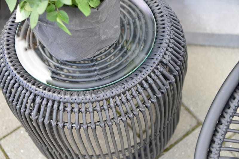 Edanäs Bord Rundt 35 cm Sort - Hillerstorp - Møbler - Borde - Aflastningsbord