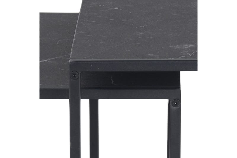 Elgrau Satsbord - Sort - Møbler - Borde - Aflastningsbord - Indskudsborde