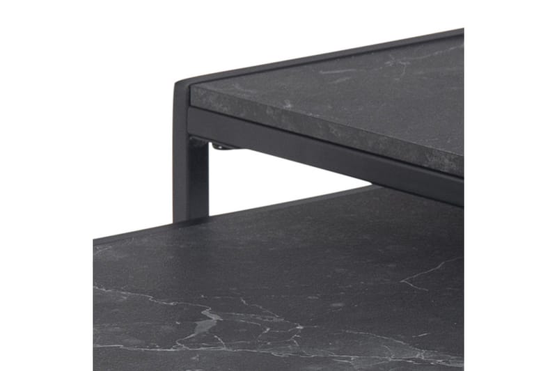 Elgrau Satsbord - Sort - Møbler - Borde - Aflastningsbord - Indskudsborde