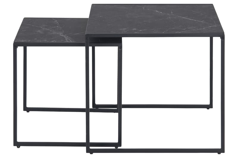 Elgrau Satsbord - Sort - Møbler - Borde - Aflastningsbord - Indskudsborde