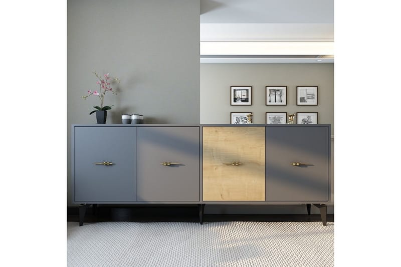 Elori Konsolbord 180 cm - Antracit - Møbler - Borde - Aflastningsbord - Entrébord