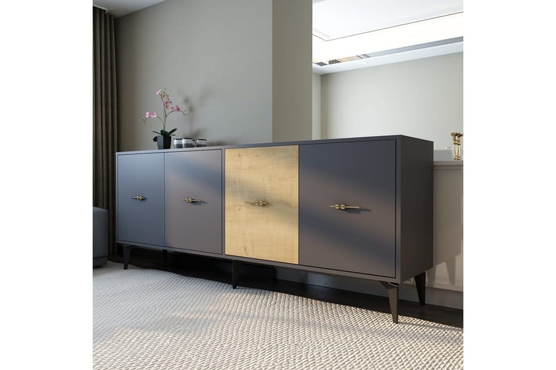 Elori Konsolbord 180 cm - Antracit - Møbler - Borde - Aflastningsbord - Entrébord