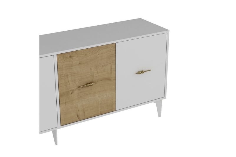 Elori Konsolbord 180 cm - Hvid/Eg - Møbler - Borde - Aflastningsbord - Entrébord