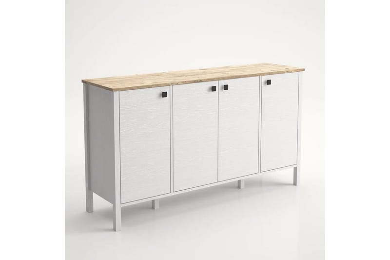 Elspet Konsolbord 160 cm - Brun/Hvid - Møbler - Borde - Aflastningsbord - Entrébord