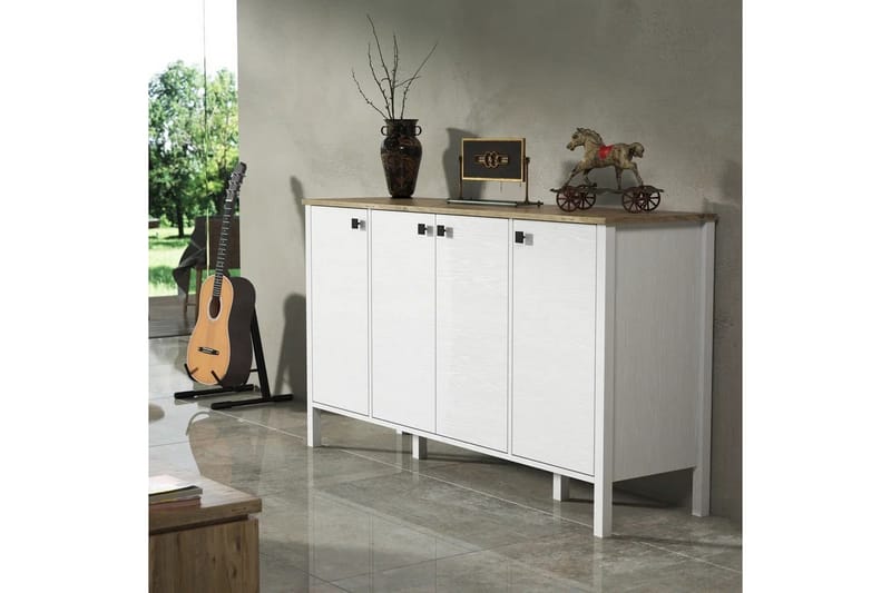 Elspet Konsolbord 160 cm - Brun/Hvid - Møbler - Borde - Aflastningsbord - Entrébord