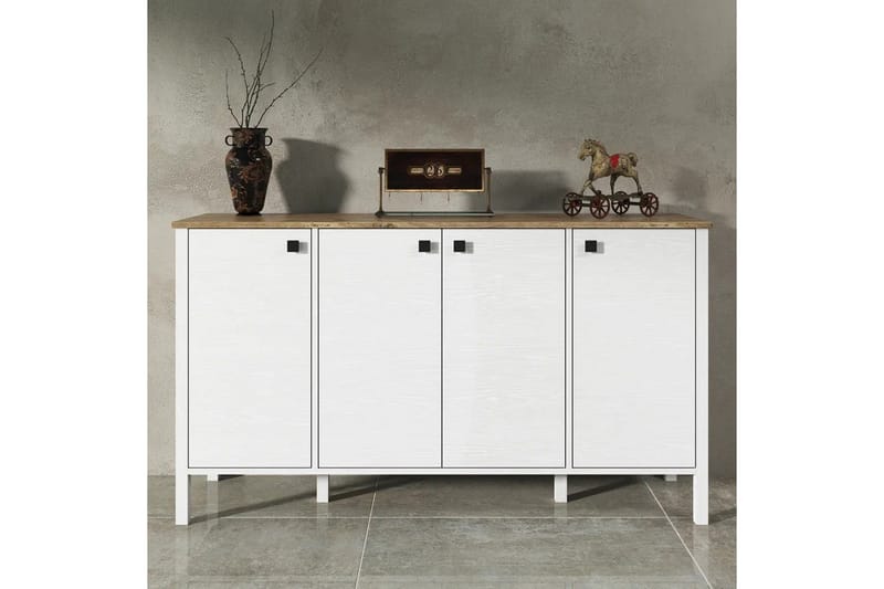Elspet Konsolbord 160 cm - Brun/Hvid - Møbler - Borde - Aflastningsbord - Entrébord