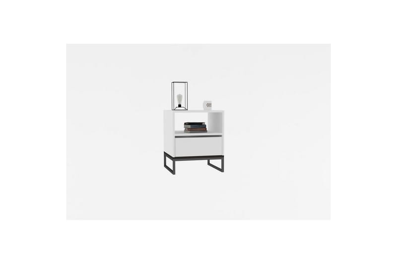 Elvarn Natbord 51 cm - Hvid - Møbler - Borde - Aflastningsbord - Sengebord