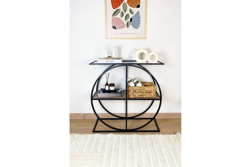 Ennuvolat Konsolbord 80 cm - Natur/Gennemsigtig - Møbler - Borde - Aflastningsbord - Entrébord