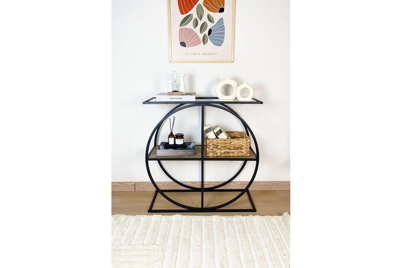 Ennuvolat Konsolbord 80 cm - Natur/Gennemsigtig - Møbler - Borde - Aflastningsbord - Entrébord