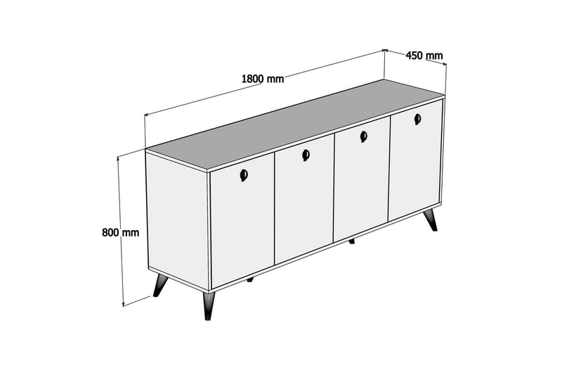 Athodna konsolbord 180 cm - Møbler - Borde - Aflastningsbord - Entrébord