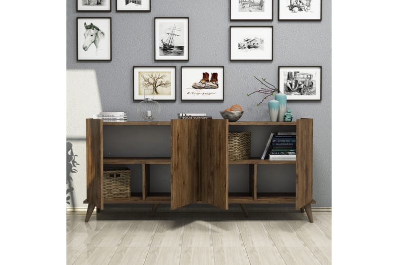 Challur Konsolbord 180 cm - Mørkebrun - Møbler - Borde - Aflastningsbord - Entrébord