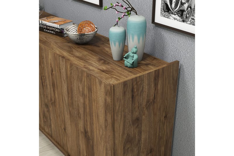 Konsolbord Challur konsolbord 180 cm Mörkbrun - Møbler - Borde - Aflastningsbord - Entrébord