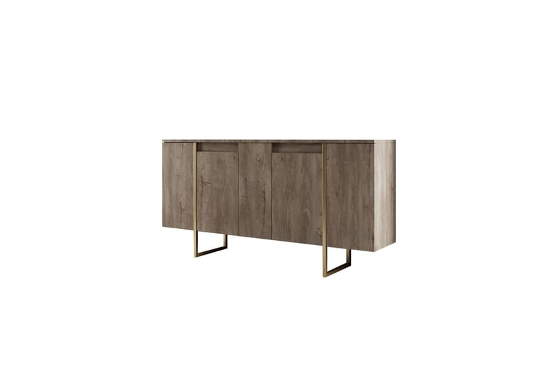 Luxe Konsolbord 160 cm - Brun/guld - Møbler - Borde - Aflastningsbord - Entrébord