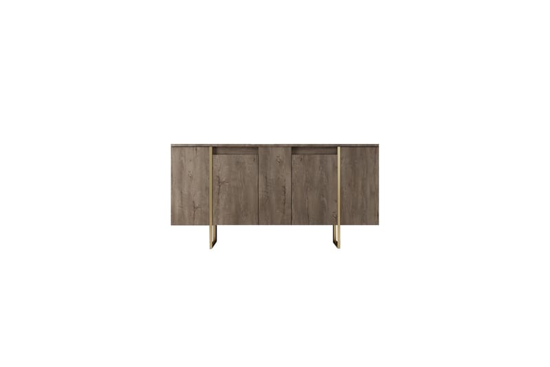 Luxe Konsolbord 160 cm - Brun/guld - Entrébord - Konsolbord & sidebord