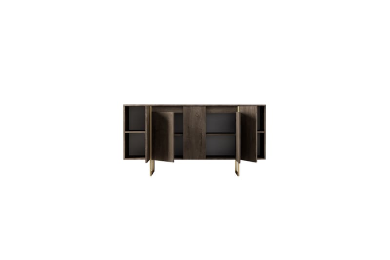 Luxe Konsolbord 160 cm - Brun/guld - Møbler - Borde - Aflastningsbord - Entrébord
