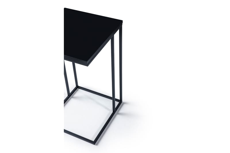 Ermias Sidobord 40 cm - Sort - Møbler - Borde - Aflastningsbord - Lampebord
