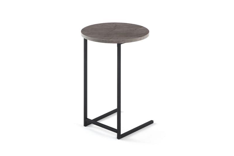 Ersel Sidebord 38 cm - Sort - Møbler - Borde - Aflastningsbord - Lampebord