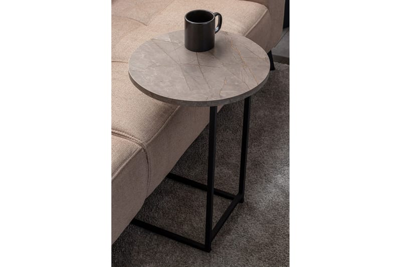 Ersel Sidebord 38 cm - Sort - Møbler - Borde - Aflastningsbord - Lampebord