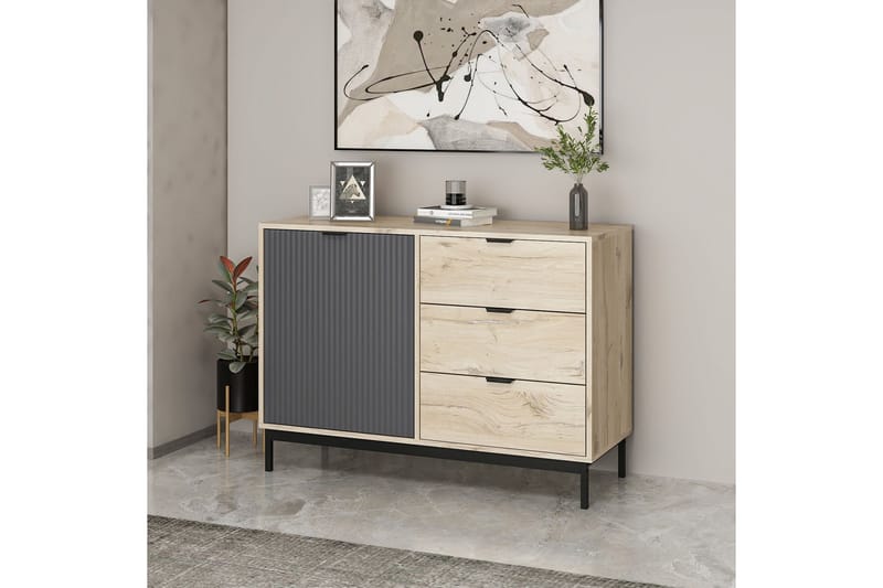 Esta Konsolbord 120 cm - Antracit - Møbler - Borde - Aflastningsbord - Entrébord
