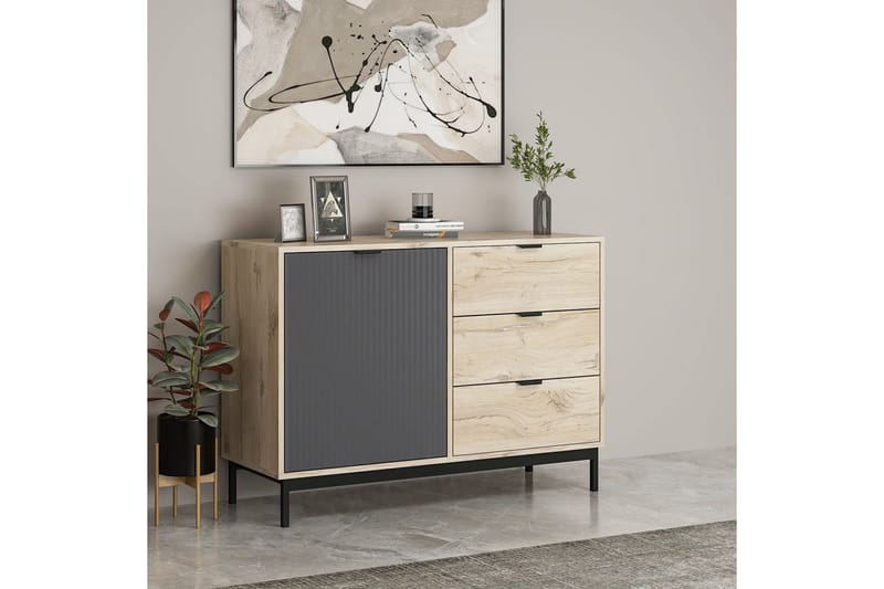 Esta Konsolbord 120 cm - Antracit - Møbler - Borde - Aflastningsbord - Entrébord
