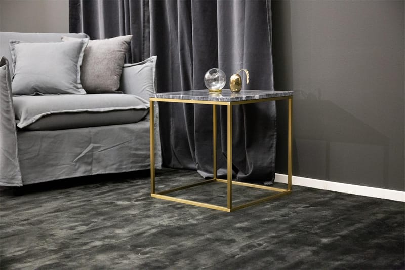 Estelle sidebord 50 cm - Grå - Møbler - Borde - Aflastningsbord - Lampebord