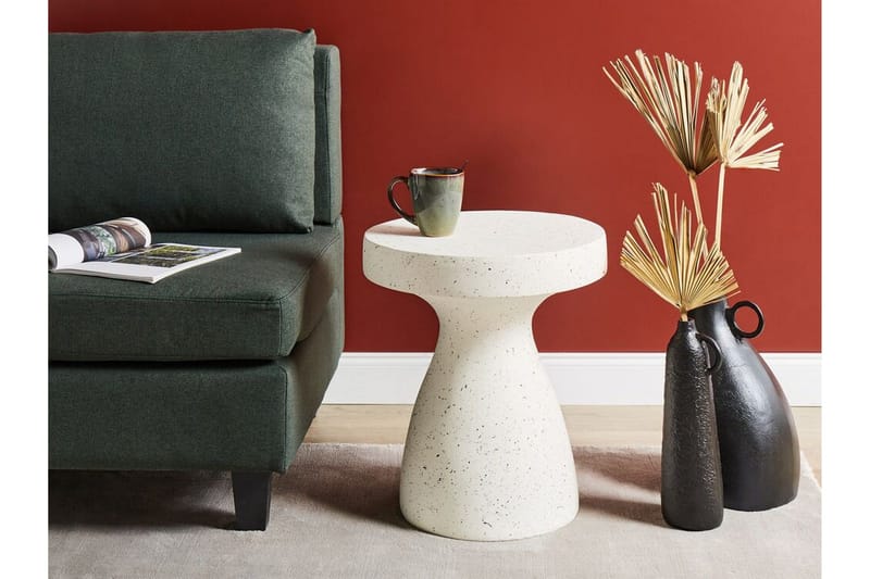 Faber Sidebord 39 cm - Hvid - Møbler - Borde - Aflastningsbord - Lampebord