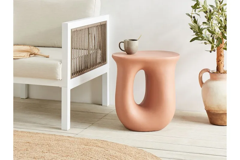 Farren Sidebord 28 cm - Orange - Møbler - Borde - Aflastningsbord - Lampebord