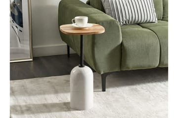 Faust Sidebord 30 cm - Hvid/Lyst træ - Møbler - Borde - Aflastningsbord - Lampebord