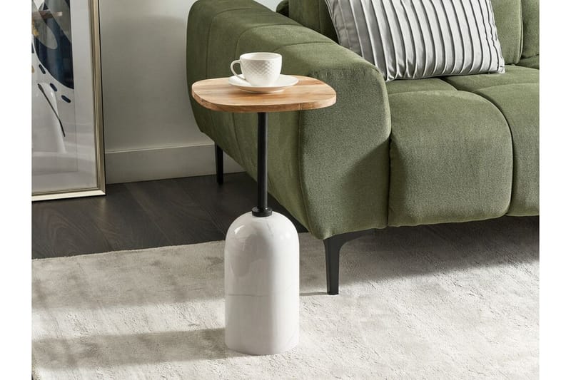 Faust Sidebord 30 cm - Hvid/Lyst træ - Møbler - Borde - Aflastningsbord - Lampebord