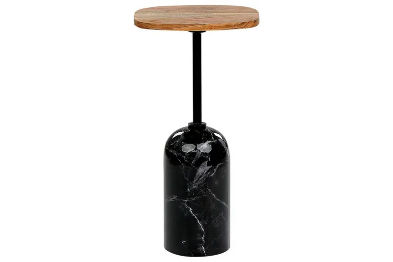 Faust Sidebord 30 cm - Sort/Lyst træ - Møbler - Borde - Aflastningsbord - Lampebord