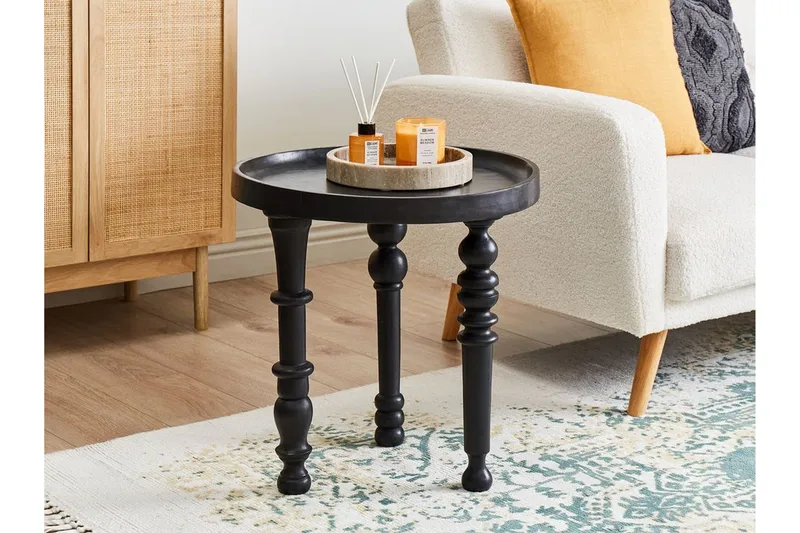 Faylinn Sidebord 52 cm - Sort - Møbler - Borde - Aflastningsbord - Lampebord