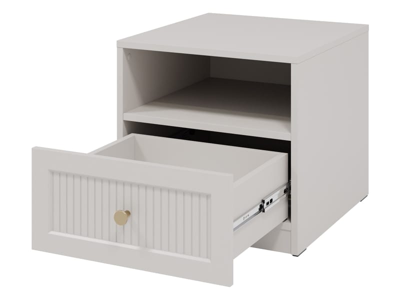 Fayric Natbord 46 cm - Beige - Møbler - Borde - Aflastningsbord - Sengebord