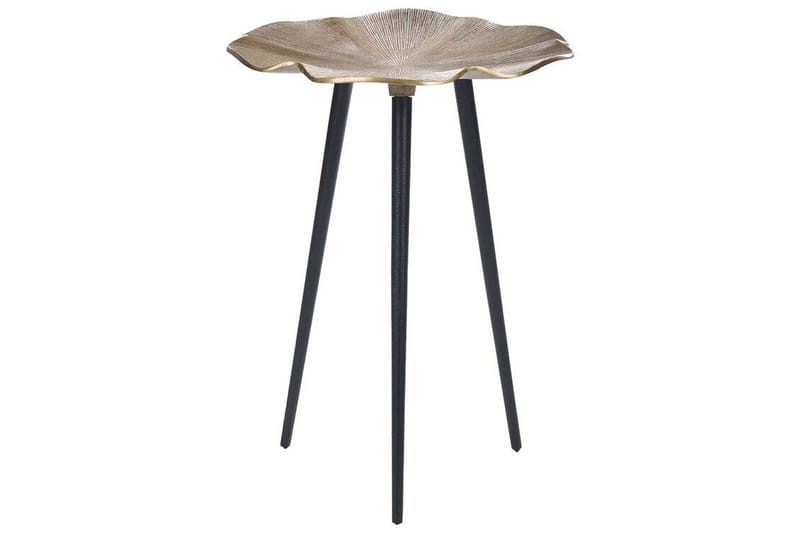 Fedor Sidebord 37 cm - Guld/Sort - Møbler - Borde - Aflastningsbord - Lampebord